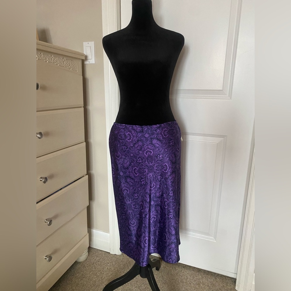 Vintage 90s/2000s Purple Women's Skirt - New With Tags | Size M